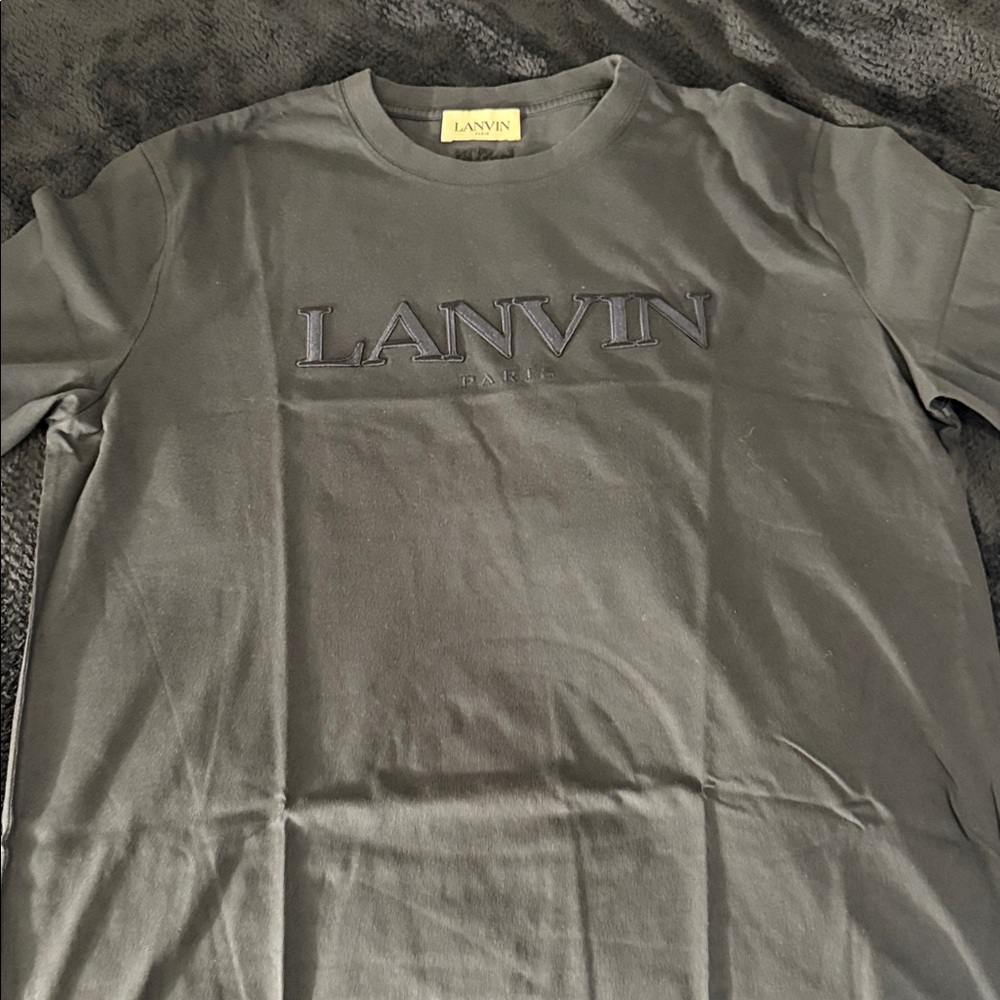 Lanvin Navy Blue size medium Men's T-Shirt